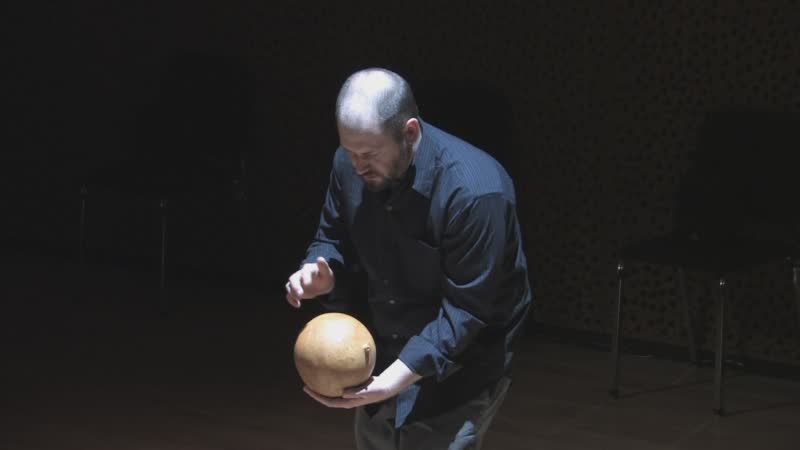 Man playing digital instrument.